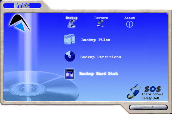 SOS Crash Recovery Screenshot